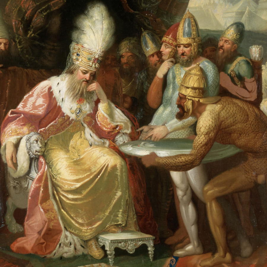 Scythian Messengers Meet the Persian King Darius I by Franciszek Smuglewicz